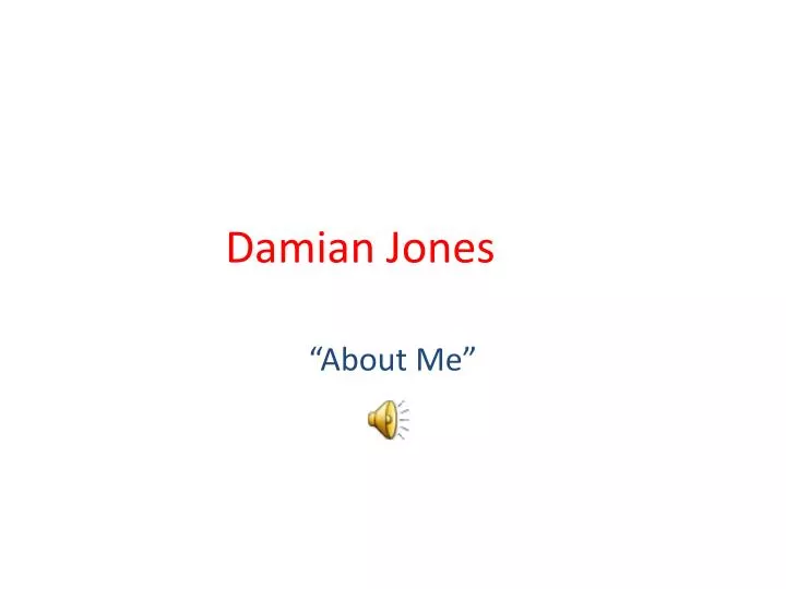 damian jones