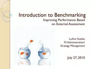 Introduction to Benchmarking