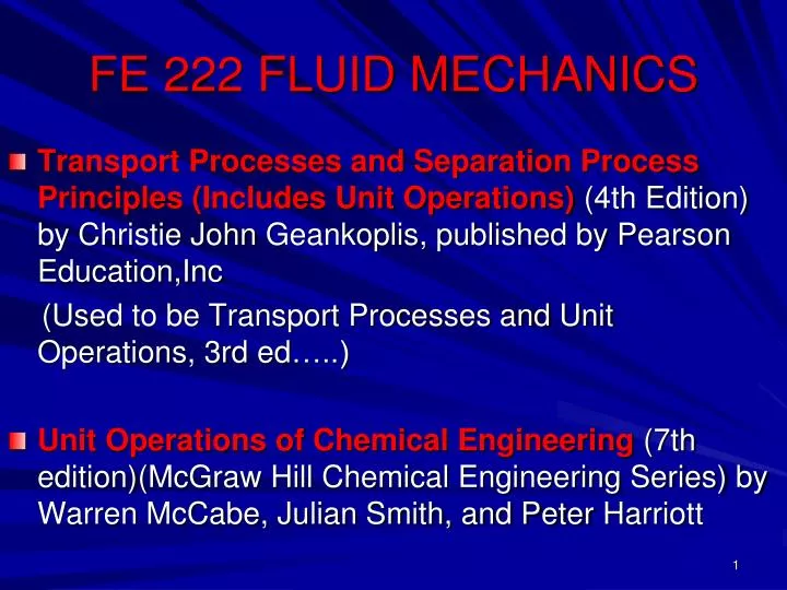 fe 222 fluid mechanics