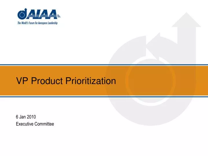 vp product prioritization