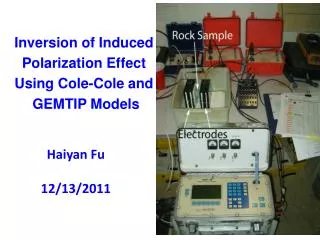 Inversion of Induced Polarization Effect Using Cole-Cole and GEMTIP Models