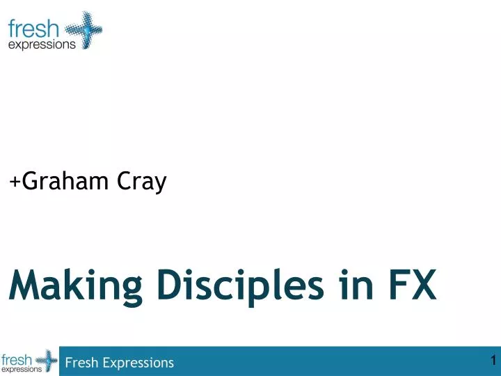 making disciples in fx