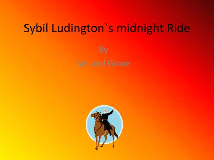 sybil ludington s midnight ride