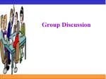 Group Discussion - slide 1