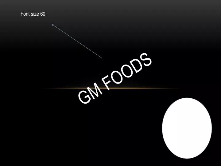gm foods