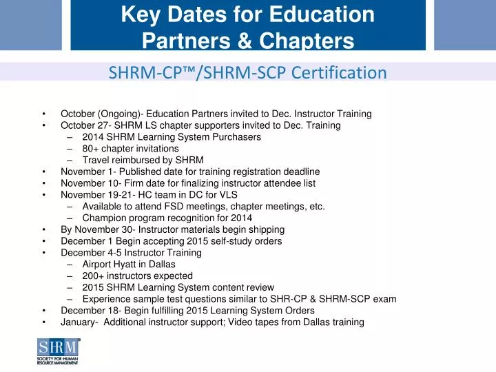 shrm cp shrm scp certification
