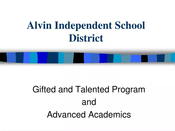 alvin independent school district