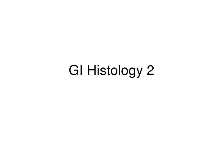 gi histology 2