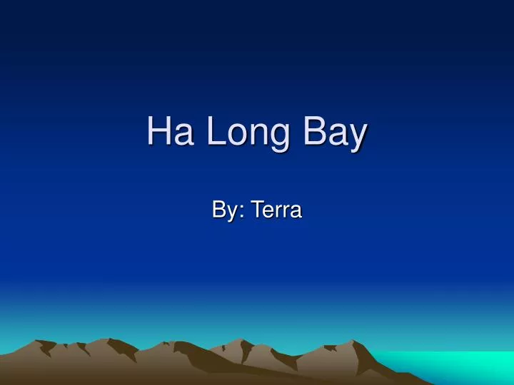 ha long bay