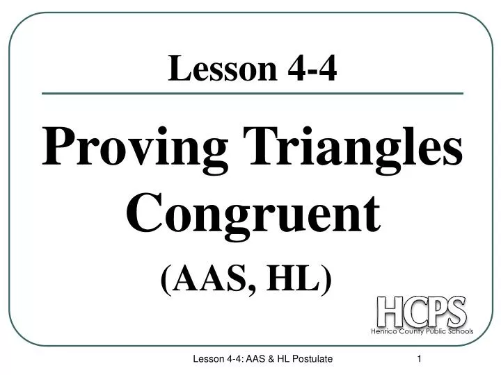 proving triangles congruent