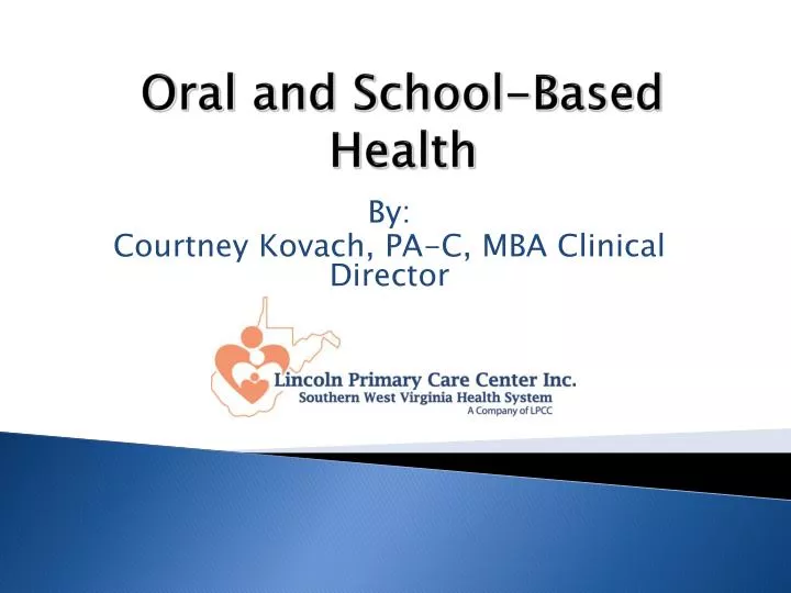 oral and school based health