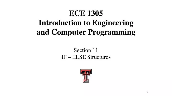 ece 1305 introduction to engineering and computer programming