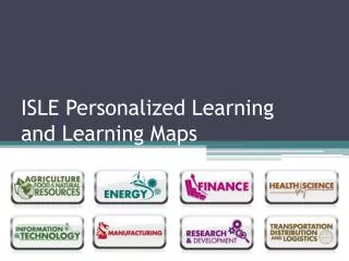 ISLE Personalized Learning and Learning Maps