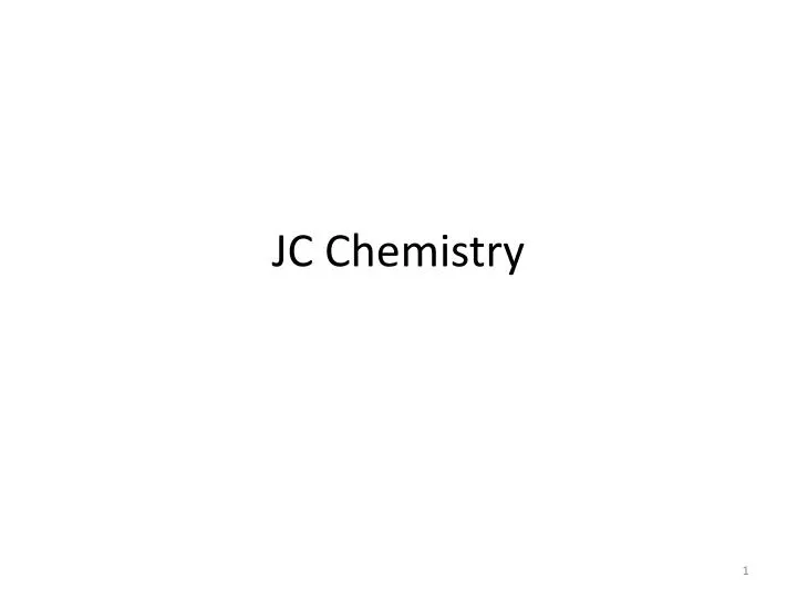 jc chemistry