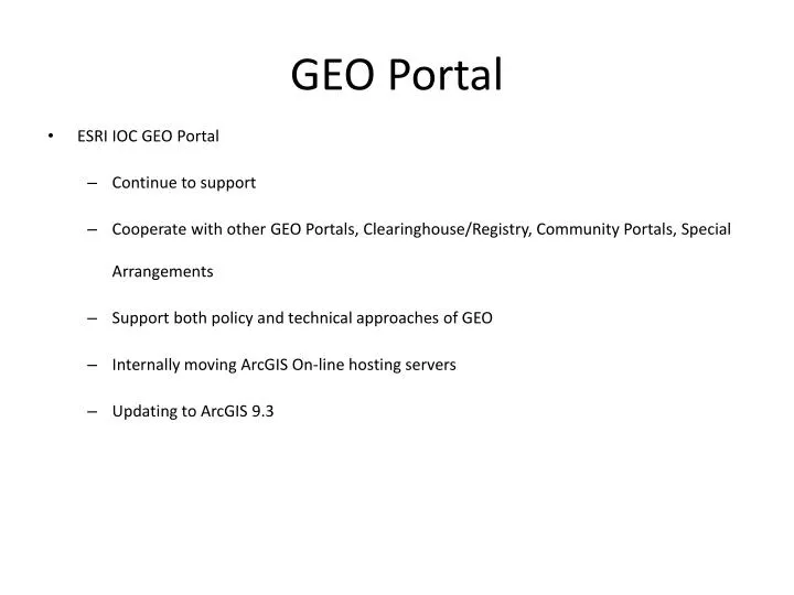 geo portal