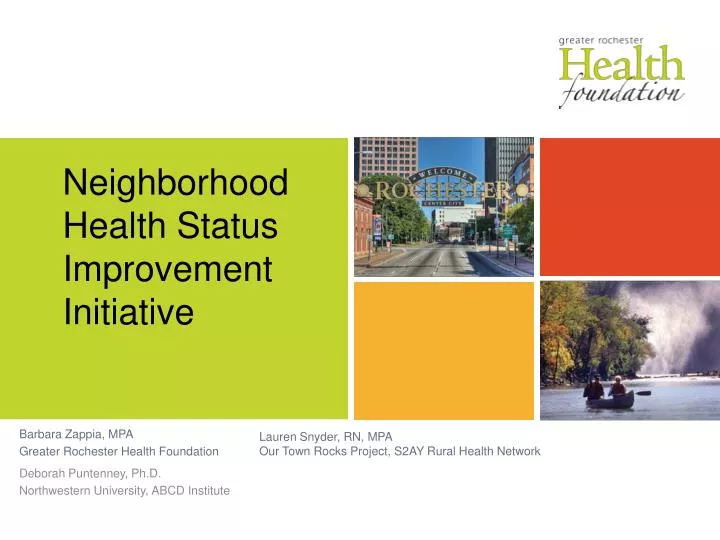 neighborhood health status improvement initiative