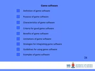 Game software