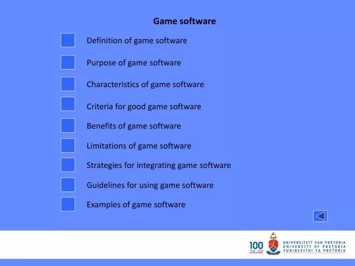 game software