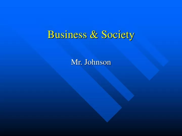business society