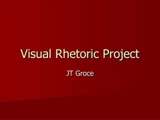 Visual Rhetoric Project