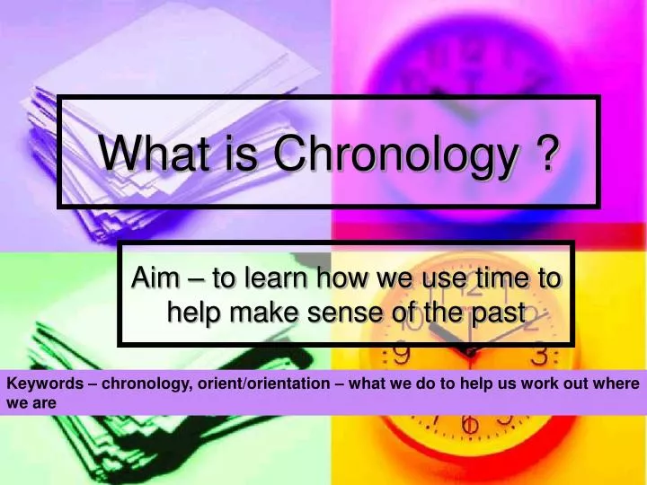 what is chronology