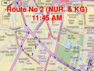 Route No 2 (NUR. &amp; KG) 11:45 AM