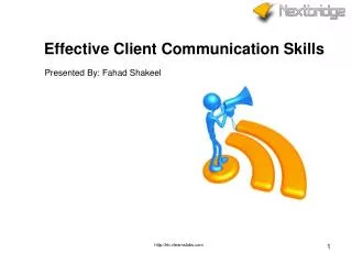 Effective Client Communication Skills