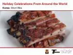 Holiday Celebrations From Around the World - slide 1