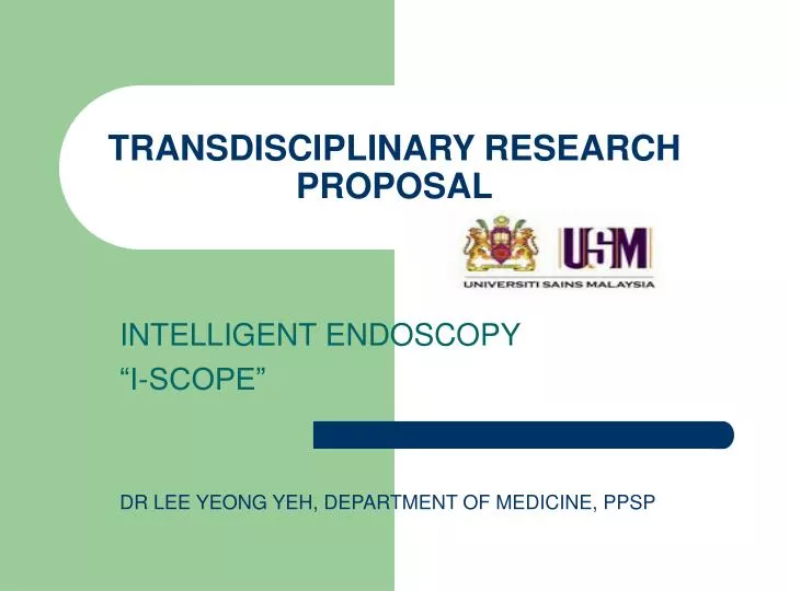 transdisciplinary research proposal