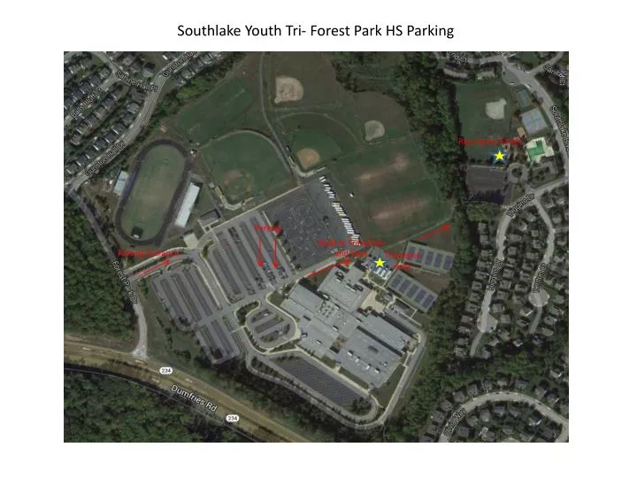 southlake youth tri forest park hs parking