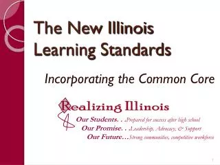 The New Illinois Learning Standards