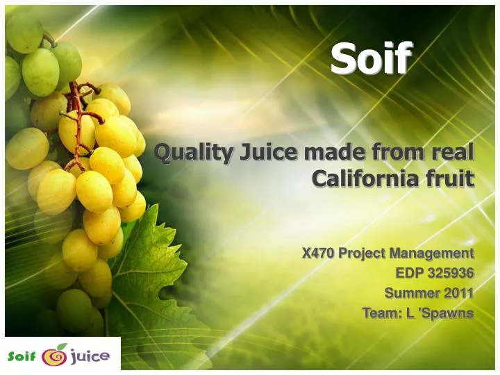 quality juice made from real california fruit