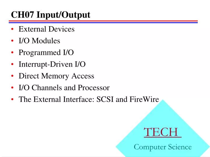 ch07 input output