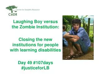 Laughing Boy versus the Zombie Institution: