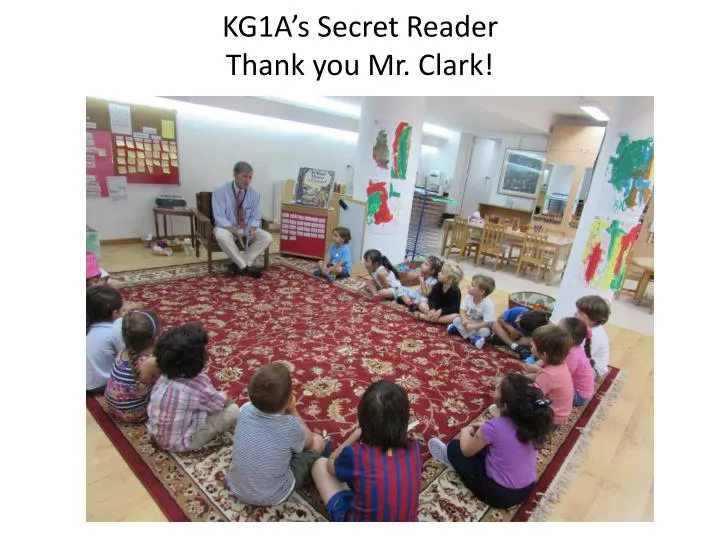 kg1a s secret reader thank you mr clark