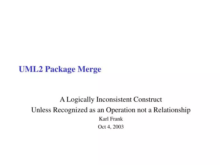uml2 package merge