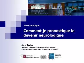 Comment je pronostique le devenir neurologique