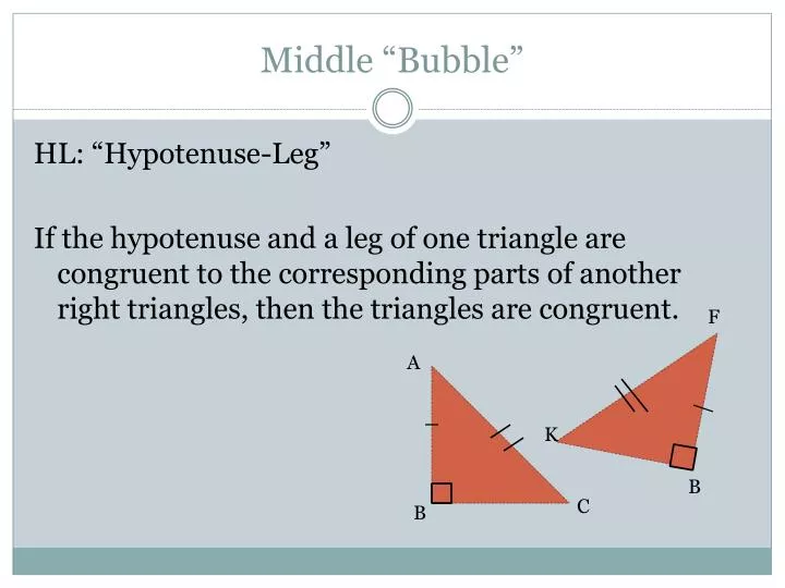 middle bubble