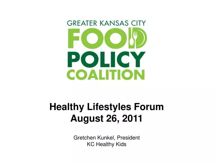 healthy lifestyles forum august 26 2011