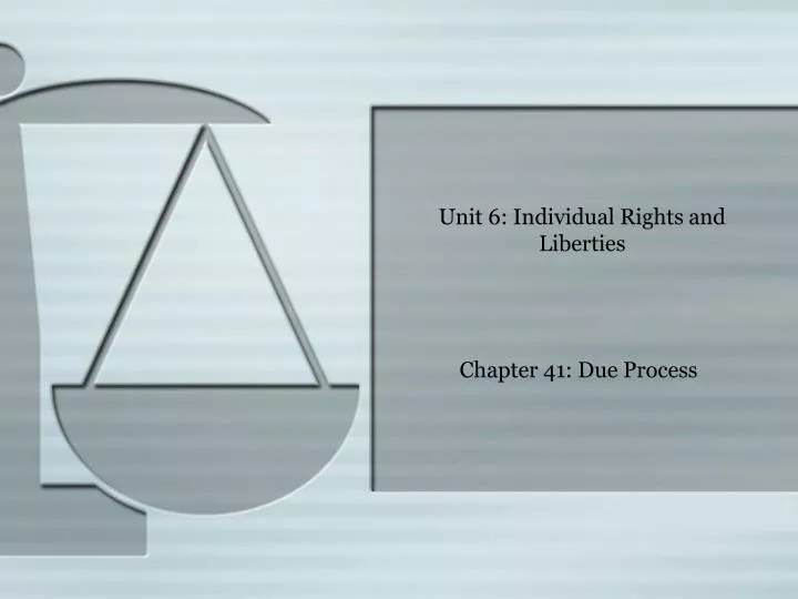 unit 6 individual rights and liberties