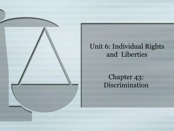 unit 6 individual rights and liberties