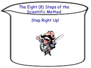 The Eight (8) Steps of the Scientific Method