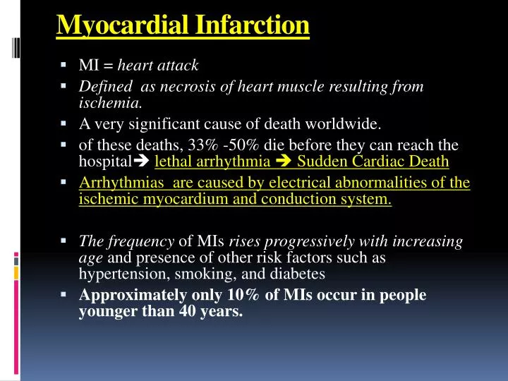 myocardial infarction