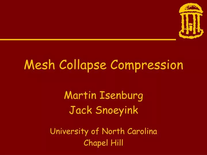 mesh collapse compression