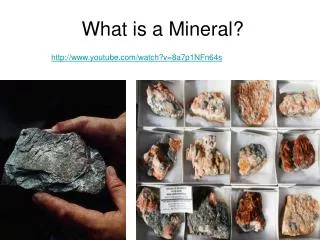What is a Mineral?