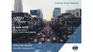AGN International New Delhi, November 2014