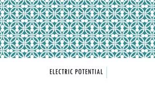 Electric Potential