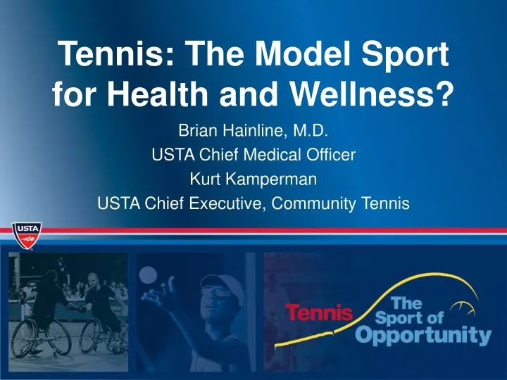 tennis the model sport for health and wellness