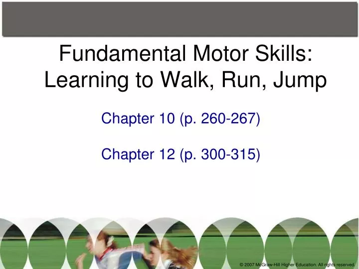 fundamental motor skills learning to walk run jump