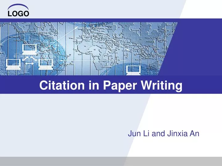 citation in paper writing